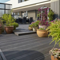 Haute Qualité Antidérapant Étanche WPC Planche Extérieure Bois Plastique Composite Extérieur Terrasse Plancher
