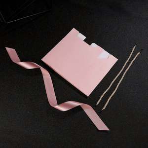 Custom Personalized Logo Sliding Jewelry <b>Box</b> Folding Paper Gift Bags with Rope Handles for Shopping - Product Image 4