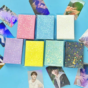 2025 nouveau mat manches collecteur Penny sport carte stockage Pokmoned noir feuille porte-<span class=keywords><strong>cartes</strong></span> matériel mat feuille carte manches - Product Image 1