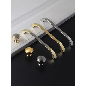 Tiradores de Muebles Modernos Minimalistas para Puertas de Armario, Manijas Sólidas Engrosadas de un Solo Orificio para Cajones - Product Image 1