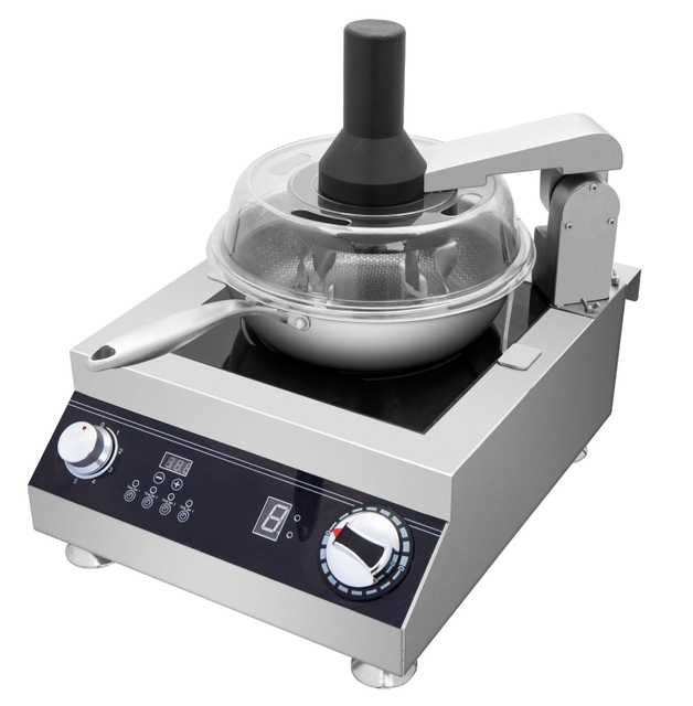 Factory Supply Induction Heating  Automatic Cooking Machine for Commercial Restaurant