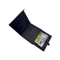 Vente chaude Flip Top Porte-étiquette coulissante Carte de crédit Carte VISA Boîte d'emballage