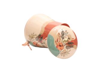 Dispensador de Agua de Cobre con Diseño Floral de Primera Calidad - Matka Ayurvédica Hecha a Mano 100% de Cobre Puro con Grifo Antiderrames - Product Image 3