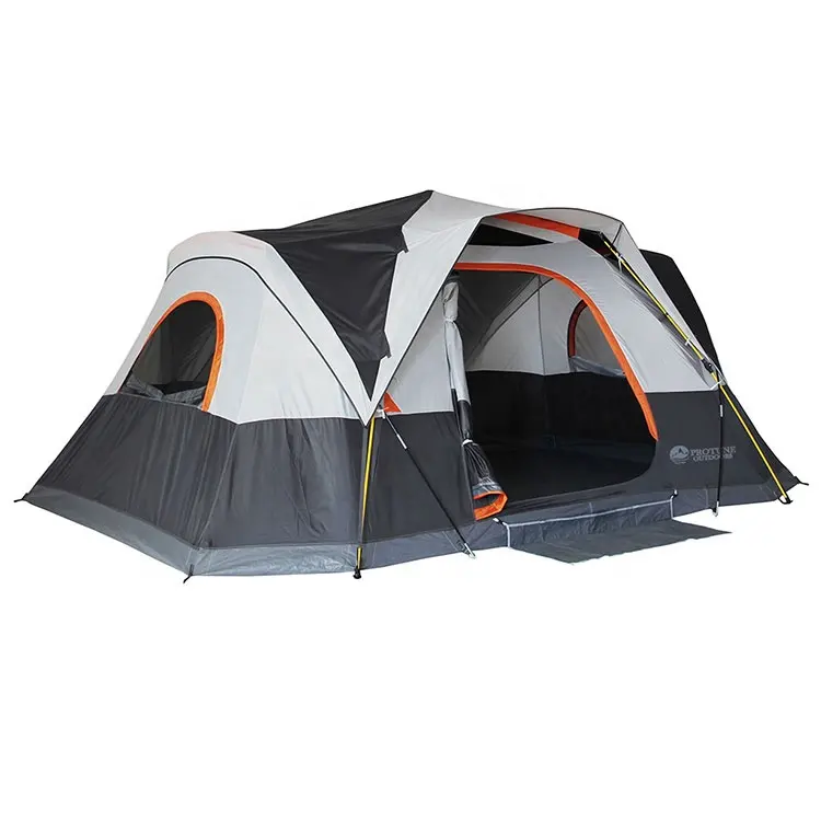Tente de camping en plein air imperméable à l'eau 8-10 grandes pièces Sac à dos de camping Randonnée en plein air