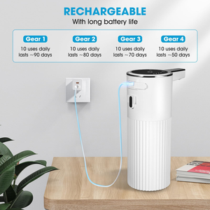 New Automatic Soap Dispenser Standing Kitchen Bathroom Soap Dispenser USB Battery Operated Household Hand Wash Dispenser - Product Image 3