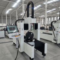 Machine de découpe laser à 2 mandrins avec alimentation et chargement automatiques, rails de guidage Cypcut HIWIN, CNC 4 axes haute vitesse pour acier inoxydable