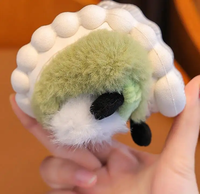 Chaussures antidérapantes chaudes et douces de dessin animé de panda pantoufles à fourrure pour tout-petits chaussures de maison en fourrure pantoufles de panda pour enfants