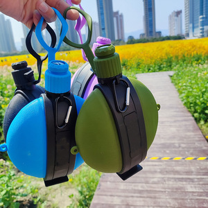 Mới phổ biến 580ml xách tay du lịch ngoài trời Cắm trại Có thể gập lại chai Silicone tái sử dụng thể thao cầm tay chai - Product Image 3