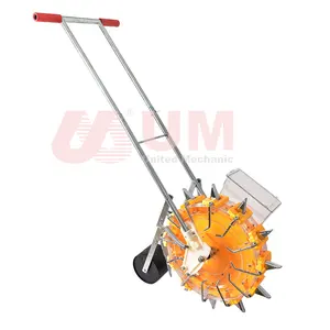 Hand Push Maize Planter Manual Seeder Machine Manual Bean Seeder Machine 12 Mouths Adjustable Stainless Steel