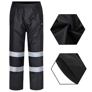 High Vis Rain <b>Pants</b> Waterproof Reflective Safety Trousers For Men <b>Women</b> Fishing Sports <b>Work</b> Wear - Product Image 5