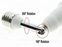 Adaptateur d'extension E27 à E27, 180 à 360 degrés, rotation, direction réglable, ampoule led, convertisseur de douille, E26 à E26