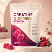 Gommes à la créatine pour adultes, fournissant de l'énergie, améliorant l'immunité, forme personnalisée, saveur Berry Boost, 36 unités, OEM ODM HALAL