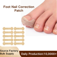 Autocollant correcteur d'ongles incarnés sans colle pour pédicure, kit de manucure et pédicure, réduit la douleur et la pression, traitement des ongles des orteils