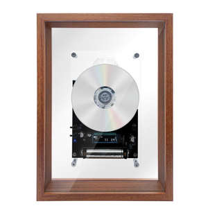 Factory Custom Wall Mount <b>CD</b> Player Music <b>Frame</b> BT Transparent Acrylic Home Decor Vintage Industrial Style Gift for Music Lover - Product Image 1