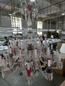 Lustre de luxe <span class=keywords><strong>Baccarat</strong></span> en cristal décor ecclesia hôtel villa ecclesia ECOJAS - Product Image 6