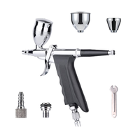 Vente en gros de kits d'aérographe BT-166A pistolets pulvérisateurs à 3 tasses avec alimentation par gravité outils professionnels prix réduits pour les acheteurs en gros
