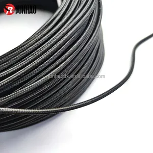 18/20/22awg Lighting Cable Nylon Textile LED Pendant Lamps Cable Silicone Hanging Lamp Wire
