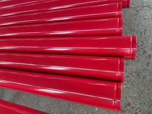 Top-Tier Black Oval Galvanized Steel EMT Pipe with <b>Plastic</b> Coating Beveled Ends for Urban Drainage Systems SABS & GS Certified - Product Image 5