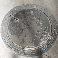 Couvercle de manhole anti-compactation avec impression de logo personnalisé