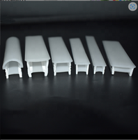 Pas de couvercle inférieur Flexible LED Neon Light Bande de diffusion en caoutchouc de silicone Profil Lumière LED Bande de guidage en silicone Canal de tube LED