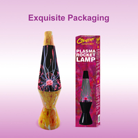 Lámpara de Plasma con Efecto Estático Rosa Inducido por Tacto, Tubo de Vidrio Transparente, Carcasa Elegante, Regalo de Cumpleaños, Luz Ambiental Interior