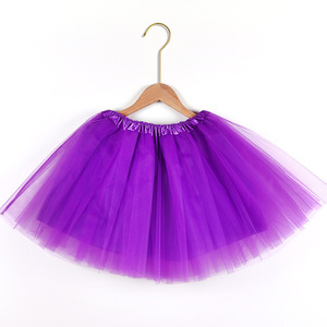 Vestido de falda tutú de tul de 3 capas elástico clásico con forro para niños adultos puesta en escena Ballet evento Fiesta disfraz - Product Image 1