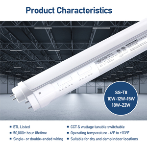 Lampada 3500K/4000K/5000K/5700K/6500K 10W 12W 18W 22W 36W 2FT 4FT Tubelight 8FT - Product Image 3