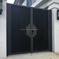 Solution d'automatisation d'entrée d'appartement de style européen, très vendue, fabriquée en Chine, porte coulissante automatique en alliage d'aluminium
