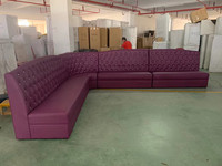 Banquette sur mesure en PU pour restaurant, mobilier de restauration, banquette souple
