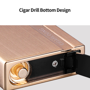 Encendedor de cigarros de doble fuego de alta calidad, accesorios para fumar, encendedor de cigarros con logotipo personalizado, encendedores de cigarros - Product Image 3