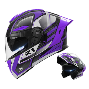 Cascos Modulares ABS con Diseño Moderno 3C Dot, Cascos de Motocicleta para Chicas, <span class=keywords><strong>Casco</strong></span> de Motocicleta con Certificación Dot - Product Image 1