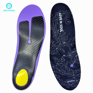 Plantillas absorbentes de golpes y de alta elasticidad Plantillas de fibra de carbono Ortesis de soporte de arco fuerte para plantillas de metatarsalgia - Product Image 3