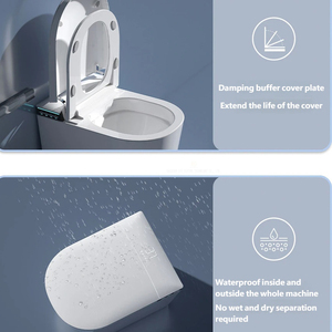 <span class=keywords><strong>WC</strong></span> intelligent de luxe avec bidet automatique, cuvette de toilette électrique intelligente pour salle de bain - Product Image 2