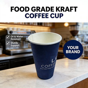 Vaso de Papel de Doble Pared con Logotipo Personalizado, 10oz/12oz, Desechable, Resistente al Calor, para Bebidas Calientes, con Tapa, para Cafetería y Comida para Llevar - Product Image 5