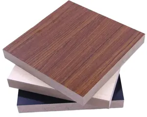 Modern MDF Wood Board With Moisture-Proof Wood Veneer Surface Melamine Faced E0 Standard Interior Decoration Hotels Furniture