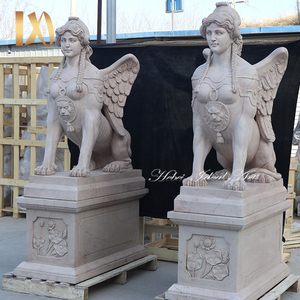 Estatua esférica de piedra para decoración de jardín, estatua <span class=keywords><strong>egipcia</strong></span> de tamaño real para exteriores - Product Image 5