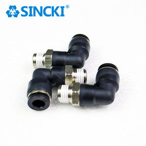 Fabrika doğrudan <span class=keywords><strong>PL</strong></span> serisi tek dokunuşla hızlı bağlantı parçaları erkek dirsek hava hortumu parçaları pnömatik plastik yapılmış - Product Image 3