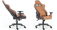 Fauteuil Gaming Ergonomique Moderne Anji avec Dossier Haut Réglable, Idéal Bureau et Jeu