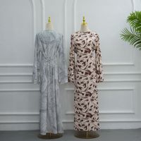 Fabrication de vêtements en Chine OEM/ODM Dubaï Abaya en tissu imprimé numérique personnalisé américain pour femmes islamiques