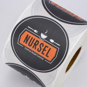 Etiquetas de Vinilo en Rollo Personalizadas, Impresión a Medida, Impermeables, Ecológicas, Duraderas, con Logotipo de Marca, para Empaques de Comida para Llevar de Restaurantes - Product Image 3