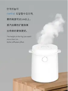 2023 New Products Humidifier Desk 100C Steam Hot Warm Steam Mist Humidifier Stainless 6L