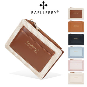 Baelerry Women's <b>Wallet</b> Color Blocking 4 Inch Cowhide Card <b>Holder</b> For Everyday Use - Product Image 3