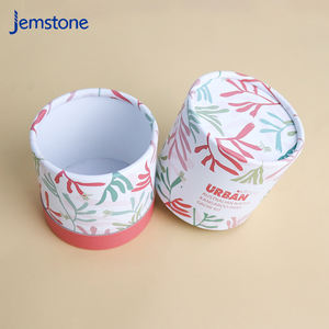 100% papel de cartón kraft de diseño libre biodegradable reciclado puede tubo de embalaje de papel de regalo - Product Image 1