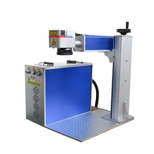 Beste Kwaliteit 20W 30W 50W Desktop Fiber Laser Markering Machine Voor Metalen Staal Aluminium Graveren Met Laser Marker