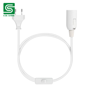 Cable de PVC E14 Lámpara colgante Accesorio colgante <span class=keywords><strong>con</strong></span> <span class=keywords><strong>interruptor</strong></span> <span class=keywords><strong>y</strong></span> <span class=keywords><strong>enchufe</strong></span> - Product Image 5