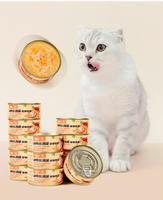 AESA usine personnalisé OEM nourriture humide nourriture pour animaux boîte nutritionnelle pour chats et chiens éviter l'hydratation thon krill poulet boîte de soupe