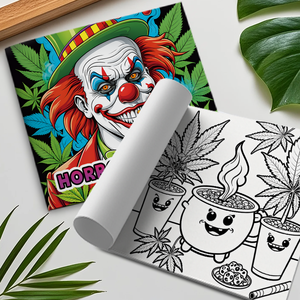 Chú Hề cuốn Sách Tô Màu kinh dị Trippy Stoner cuốn sách tô màu nghệ thuật cuốn sách tô màu tưởng tượng cho những người yêu nghệ thuật - Product Image 1