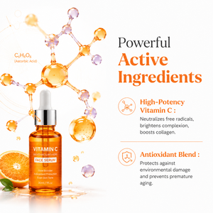 En stock, sérum pour le visage à la <span class=keywords><strong>vitamine</strong></span> <span class=keywords><strong>C</strong></span> 30 ml avec <span class=keywords><strong>vitamine</strong></span> E, niacinamide, anti-âge, éclaircissant pour la peau des adultes, élimination des taches brunes - Product Image 2