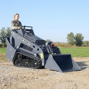 Livraison Gratuite Mini-Chargeuse sur Pneus INFRONT 1 Tonne (<span class=keywords><strong>1000</strong></span> kg) avec Godet Étroit de 820 mm - Product Image 3