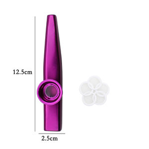 Offre Spéciale enfants adultes facile petit accompagnement Instrument de musique diffusion en direct blogueurs métal <span class=keywords><strong>sifflet</strong></span> couleur <span class=keywords><strong>KAZOO</strong></span> - Product Image 6